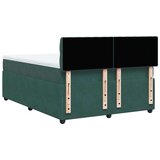  Krevet s oprugama i madracem tamnozeleni 140x200 cm baršunasti | shoptok.hr
