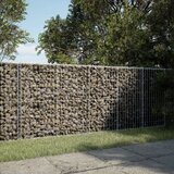 vidaXL Gabionska košara s pokrovom 200x50x100 cm pocinkano železo Cene