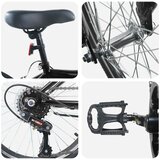  Dječji Bicikl 24 Inča 6-Speed za djecu od 8 do 12 godina Crna | shoptok.hr