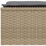  5-dijelni vrtni set sofa s jastucima bež od poliratana | shoptok.hr