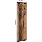  Stalak za kapute 35 x 8 x 110 cm masivno grubo drvo manga | shoptok.hr