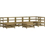  Vrtna sedežna garnitura 8-delna impregnirana borovina | Shoptok.si