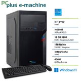 PCPLUS e-office i5 12400 16GB 1TB SSD Windows 11 Home tipkovnica miška namizni računalnik | Shoptok.si