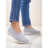 Resti Women's moccasins on a low wedge Epoles Cene