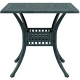  Vrtni stol zeleni 80x80x75 cm od lijevanog aluminija | Eponuda.com
