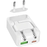 Flexi stenski polnilnik 30W bele barve, (5000277604)