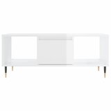  Stolić za kavu sjajni bijeli 90x50x36,5 cm konstruirano drvo | shoptok.hr