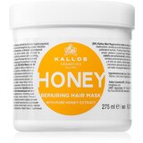 Kallos KJMN Professional Honey intenzivna vlažilna maska za suhe in poškodovane lase 275 ml | Shoptok.si