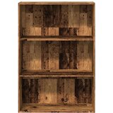 vidaXL Knjižna omara starinski les 80x30x114 cm inženirski les | Shoptok.si