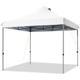 Costway Vodoodporni vrtni šotor Vrtni paviljon 3 x 3 m bele barve, (5000249923) | Shoptok.si