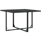  9-dijelni vrtni blagovaonski set crni od tekstilena | shoptok.hr