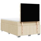  s oprugama i madracem krem 120 x 200 cm od tkanine | shoptok.hr