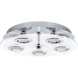 Eglo cabo plafonjera/5, led, gu10, 5x3 w, krom/saten | shoptok.hr