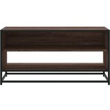vidaXL TV ormarić boja hrasta 91x40x46 cm konstruirano drvo i metal | shoptok.hr