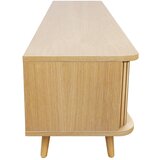Woodman TV omarica v hrastovem dekorju v naravni barvi 178x50x40 cm Rove – | Shoptok.si