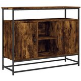  The Living Store Komoda dimljeni hrast 100x35x80 cm inženirski les - Komoda, (21448407) | Shoptok.si