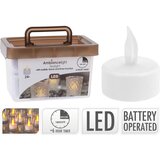  Komplet od 24 LED božićnih dekoracija LED/1xCR2032 3,8 cm topla bela sveća | Eponuda.com