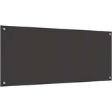 vidaXL Kuhinjski backsplash Tamno siva Kaljeno staklo 120 x 50 cm Čvrsta | shoptok.hr