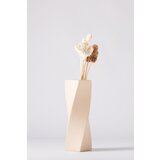 Aberto Design vaza sprial short, 8x8x21 cm, bež | ePonuda.com