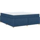  Konstrukcija postelje z vzmetnico Modra 180 x 200 cm blago, (5000069890) | Shoptok.si