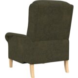  Suvremena Fotelja Army Zelena Tkanina Drvo Srednja Ergonomska | shoptok.hr