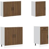  7-dijelni set kuhinjskih ormarića "Kalmar" smeđi hrast, inženjersko drvo | shoptok.hr