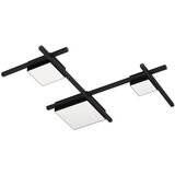 Eglo Plafonjera VIAREGGIO LED 81,5 cm crna/bela 39689 | Eponuda.com