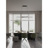 Nova Luce Mat črna aluminijasta LED zatemnitvena viseča svetilka Akro – | Shoptok.si