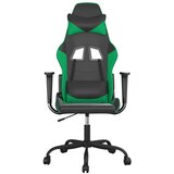  Igraća stolica crno-zelena od umjetne kože | shoptok.hr