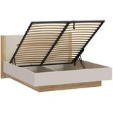 Hom`in POSTELJA x , leseni material peščene barve | Shoptok.si