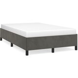 vidaXL Posteljni okvir temno siv 120x190 cm žamet Cene