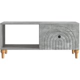  Kava Stol Betonska siva 90 x 50 x 40 cm Konstruirano drvo | Eponuda.com