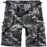 Brandit Men's BDU Ripstop Shorts - Grey/Camouflage cene