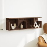 Zidni ormarić boja smeđeg hrasta 100x20x30 cm konstruirano drvo | shoptok.hr