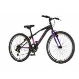 Bicikl arcadia 24" crno ljubičasti