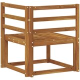  kutni kauč Čvrsto drvo akacije Prirodna 63 x 63 x 73 cm | Eponuda.com
