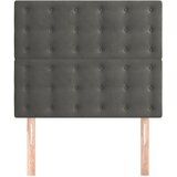  Uzglavlje tamno sivo 100x5x118/128 cm baršunasto | shoptok.hr