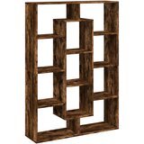 Furnova Knjižna omara dimljeni hrast 102x29x143 cm inženirski les, (21933494) | Shoptok.si