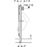 Geberit 111.616.00.2 Duofix univerzalni element za pisoar (111.620.00.2) | Shoptok.si