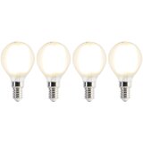 LUEDD Set 4 LED sijalk E14 P45 mat 3,5W 360 lm 2700K Cene