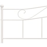  Posteljni okvir bel kovinski 180x200 cm, (20606500) | Shoptok.si
