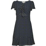 Michael Kors Kratke obleke ASTOR PRNT TIE DRS cene