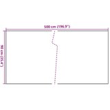 Balkonski zaslon antracit 500 x 90 cm od poliratana | shoptok.hr