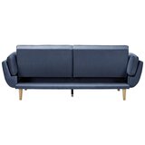 Bessagi Home Zofa S Posteljno Funkcijo Cora, Modra, Žamet | Shoptok.si