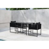 Venture Home Noto balkonski set, crni Cijene