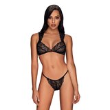 Obsessive elisetta 2-Pcs set black l/xl Cene