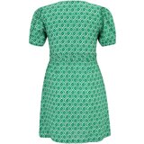 Zwillingsherz Obleka 'Ivana' zelena / roza / bela | Shoptok.si