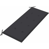  Vrtna klupa s jastukom 120 cm od masivnog bagremovog drva Antracitno siva 120 x 50 x 4 cm | Shoptok.si