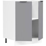 MID.YOU Kuhinjska Spodnja Omarica Fasola, Bela, Antracit, Š 60cm | Shoptok.si