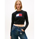 Tommy Jeans Pulover mornarska / rdeča / črna / bela | Shoptok.si
